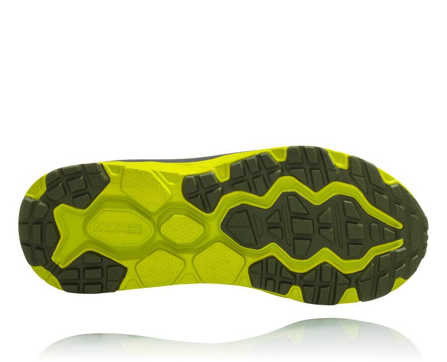 Tenis Hoka One One Trail Hombre Negros/Verdes - Challenger Atr 5 - NWCK23179